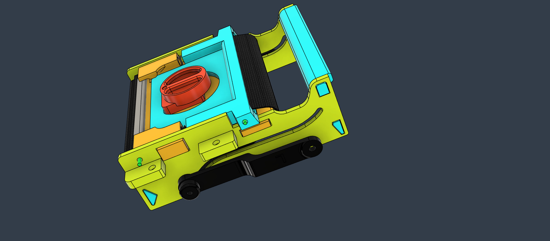 Box for rolling cone cigarettes in small -regular size 3D print model_29