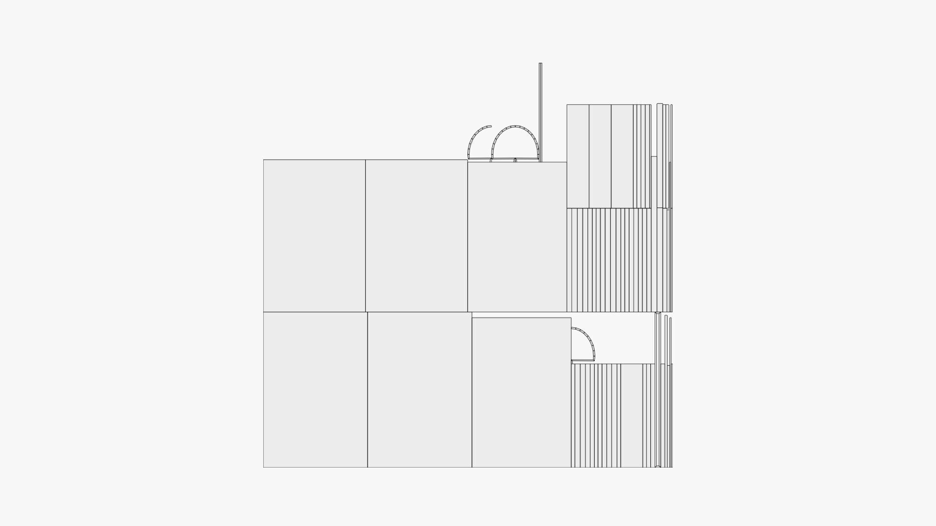 Basic Desk Stand - Geometry Only No Textures No Materials 3D model_6