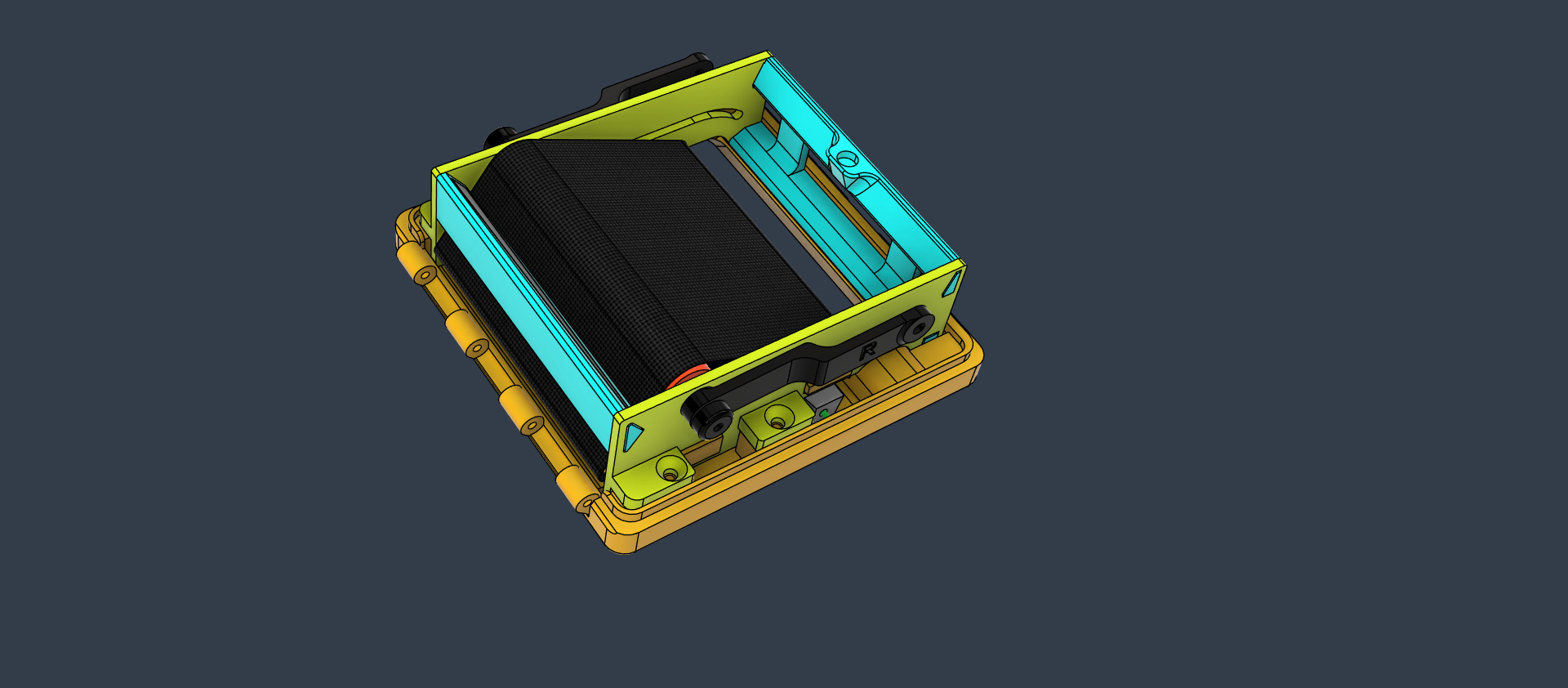 Box for rolling cone cigarettes in medium size 3D print model_16