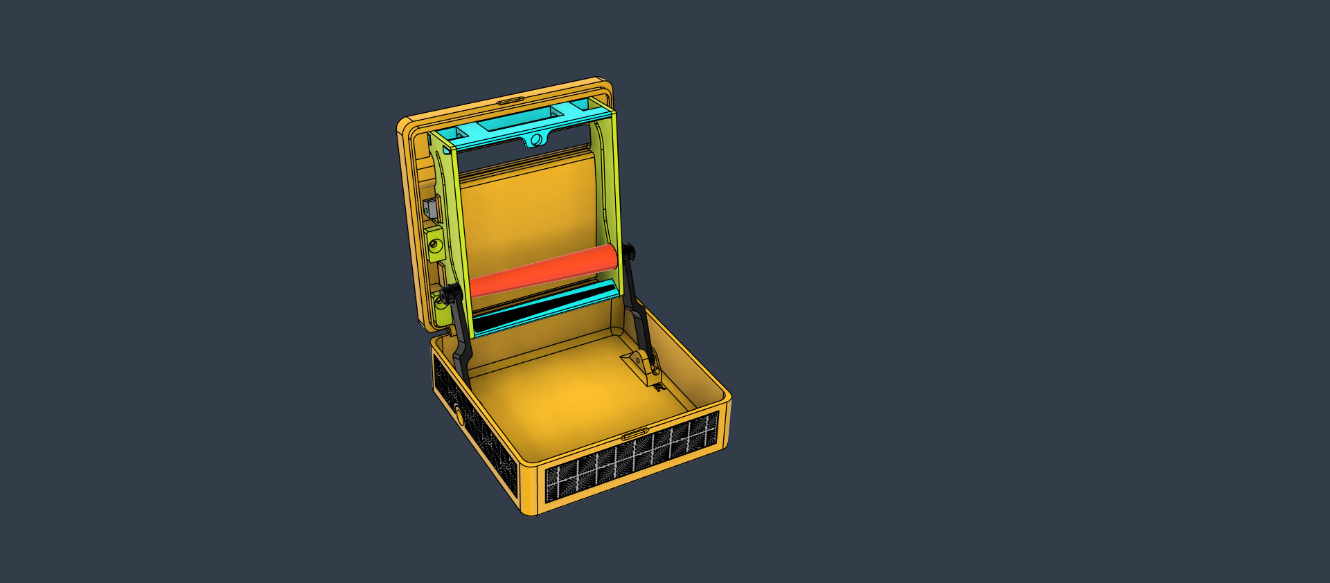 Box for rolling cone cigarettes in medium size 3D print model_20