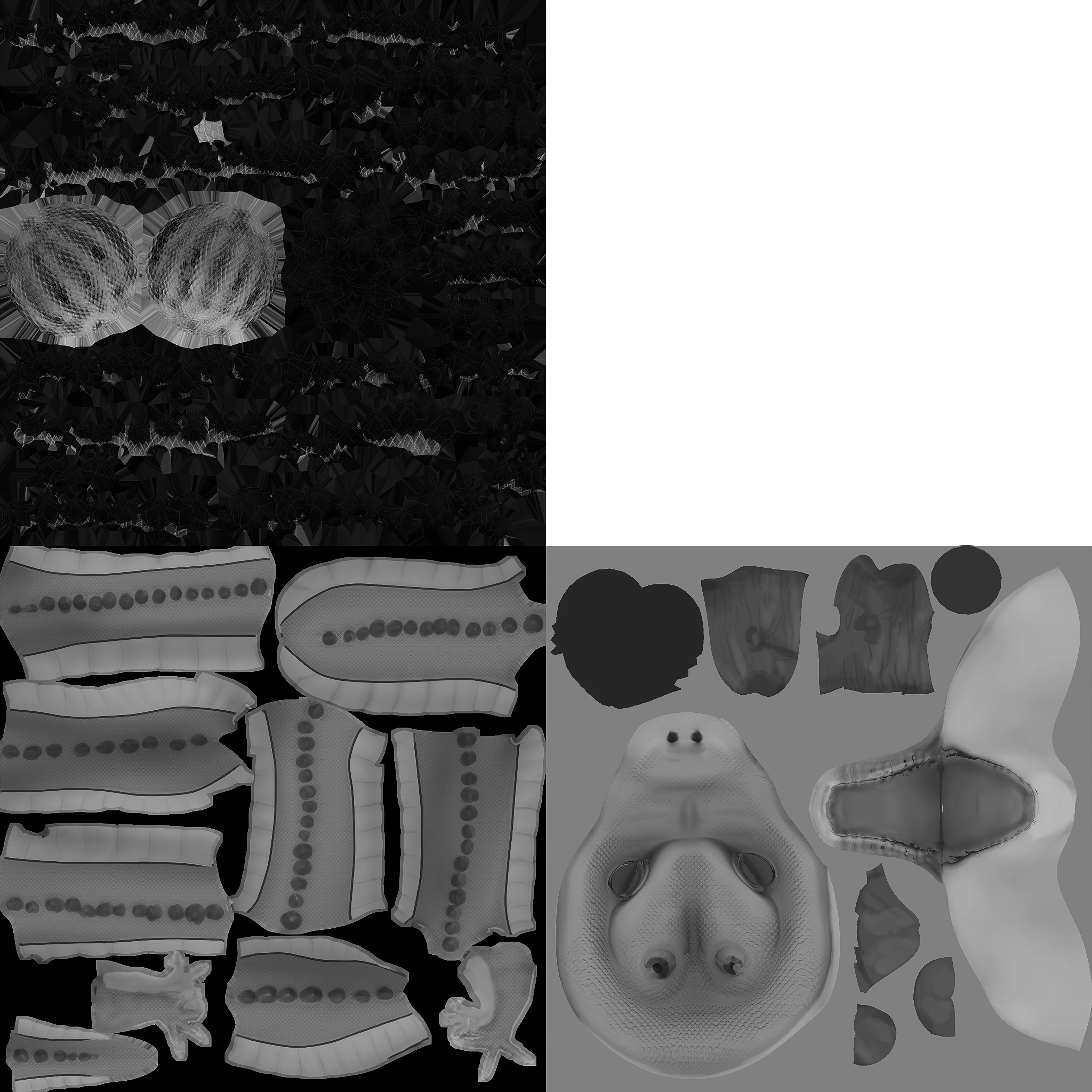 Fantasy Dragon Eggs 3D Models with PBR Textures Low-poly 3D model_15