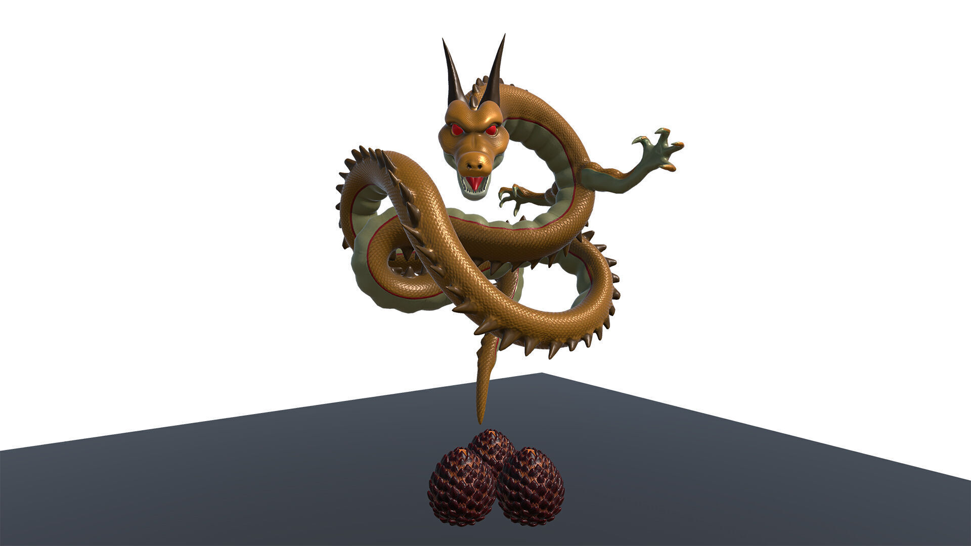 Fantasy Dragon Eggs 3D Models with PBR Textures Low-poly 3D model_20