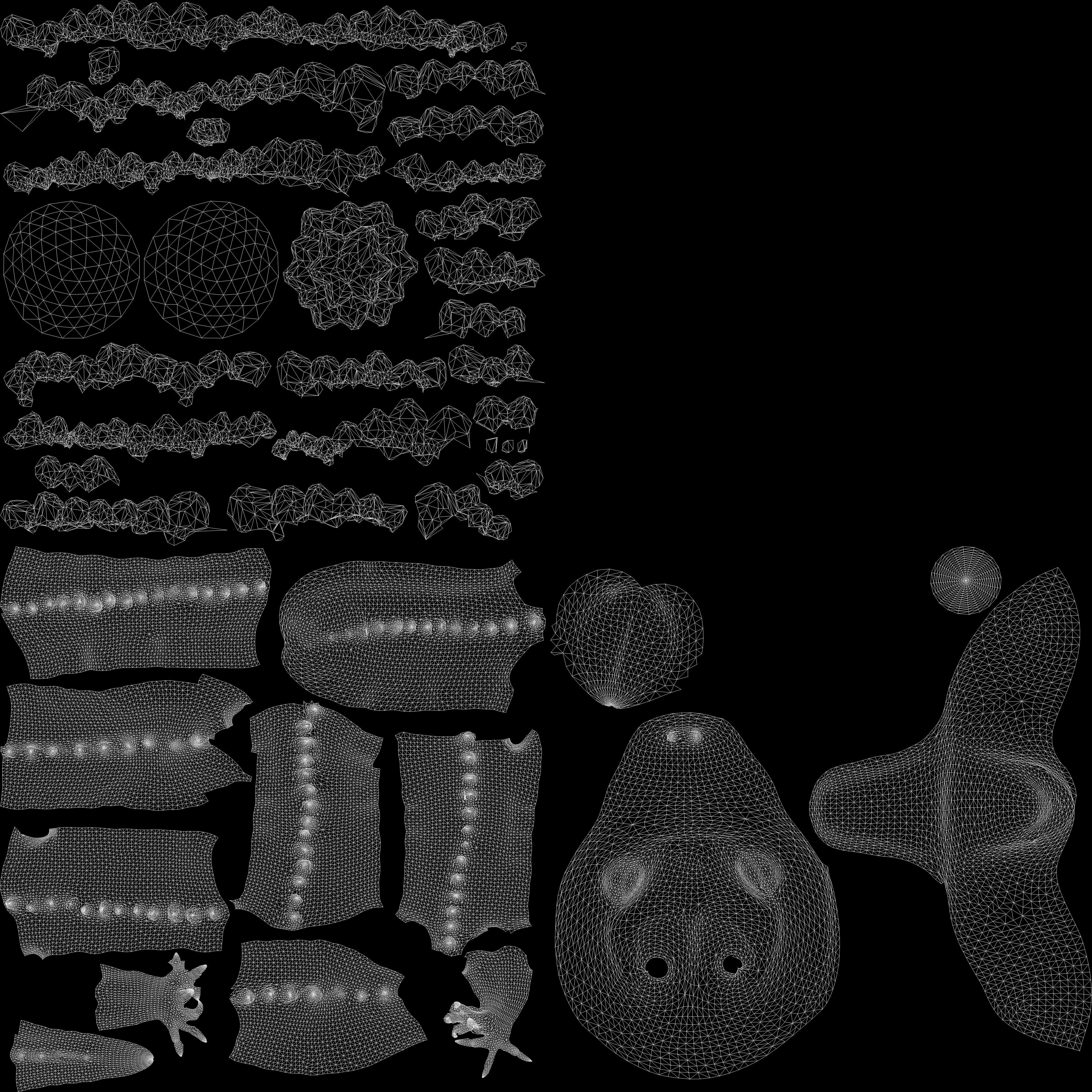 Fantasy Dragon Eggs 3D Models with PBR Textures Low-poly 3D model_5