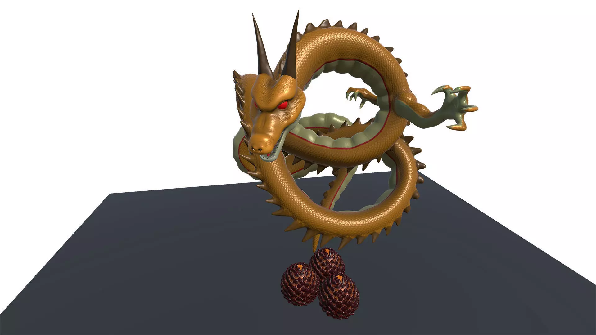 Fantasy Dragon Eggs 3D Models with PBR Textures Low-poly 3D model_0