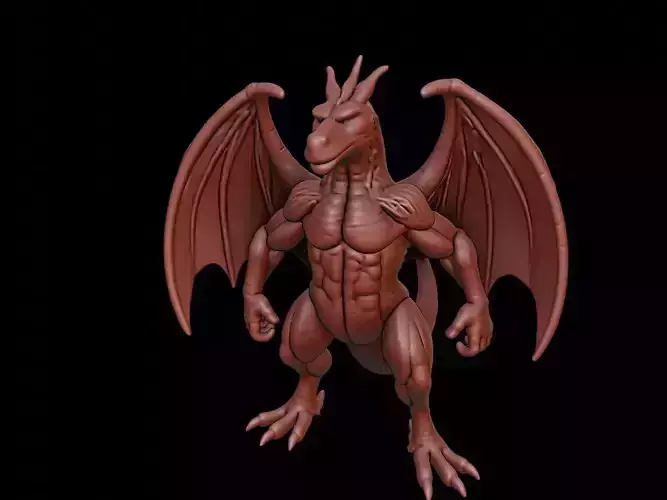 Rodan Figure 3D print model