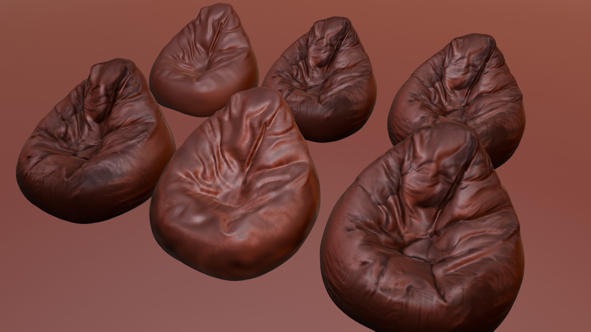 Bean Bag chair 3D model_57