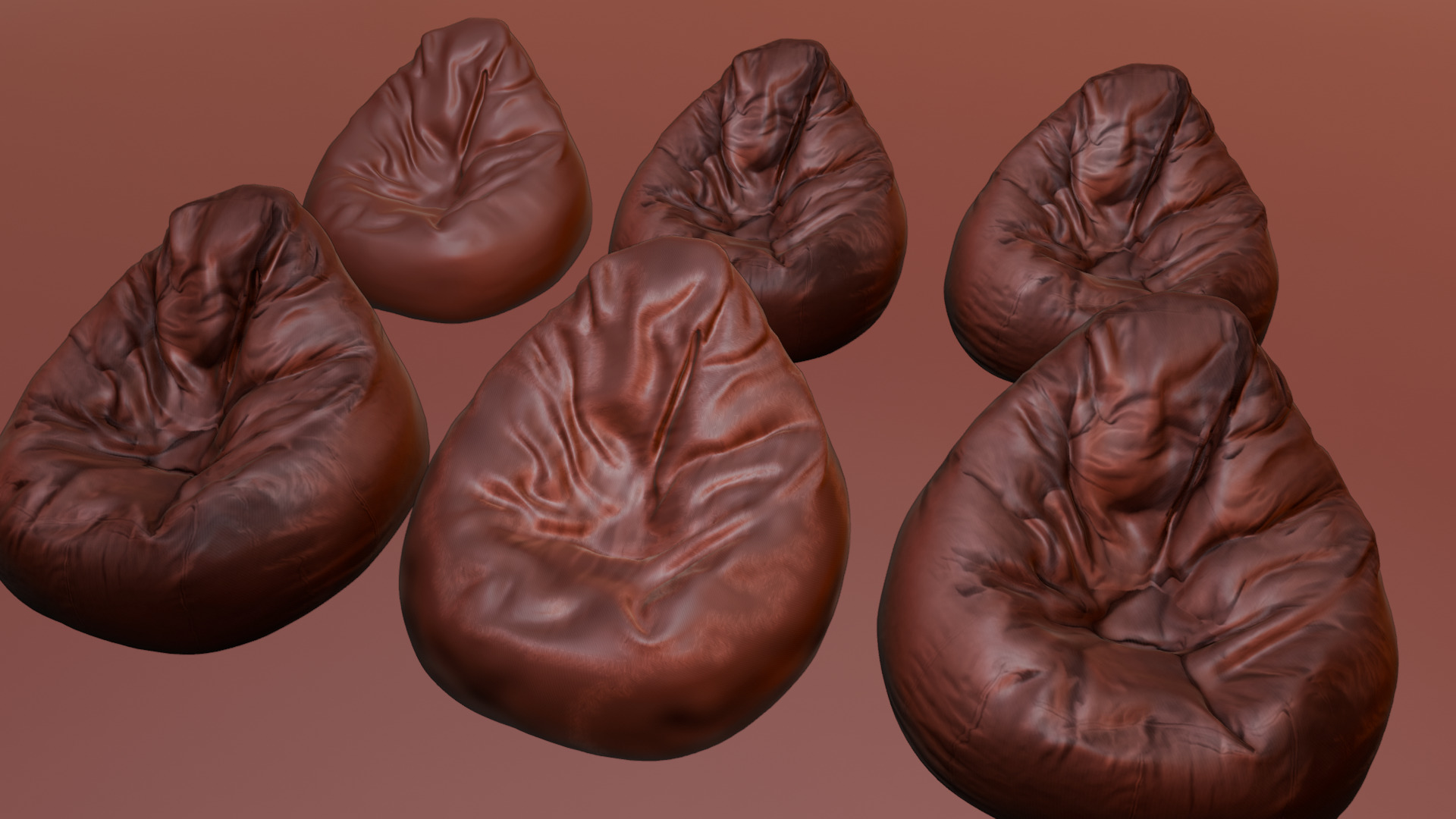 Bean Bag chair 3D model_50