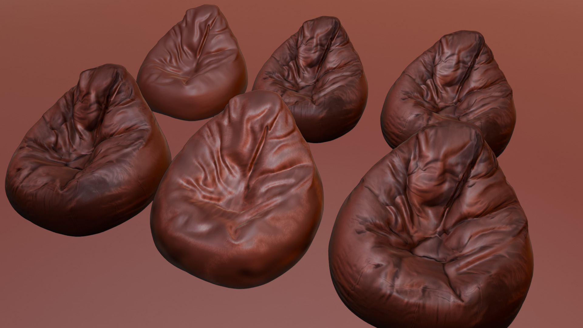 Bean Bag chair 3D model_54