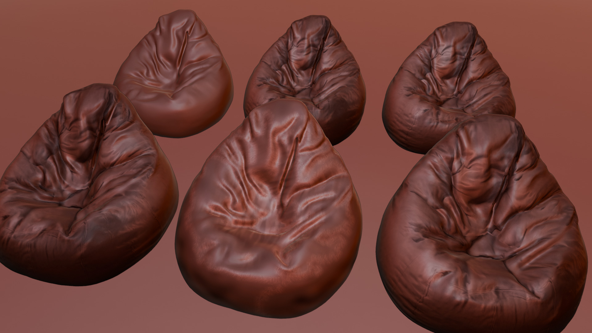 Bean Bag chair 3D model_52