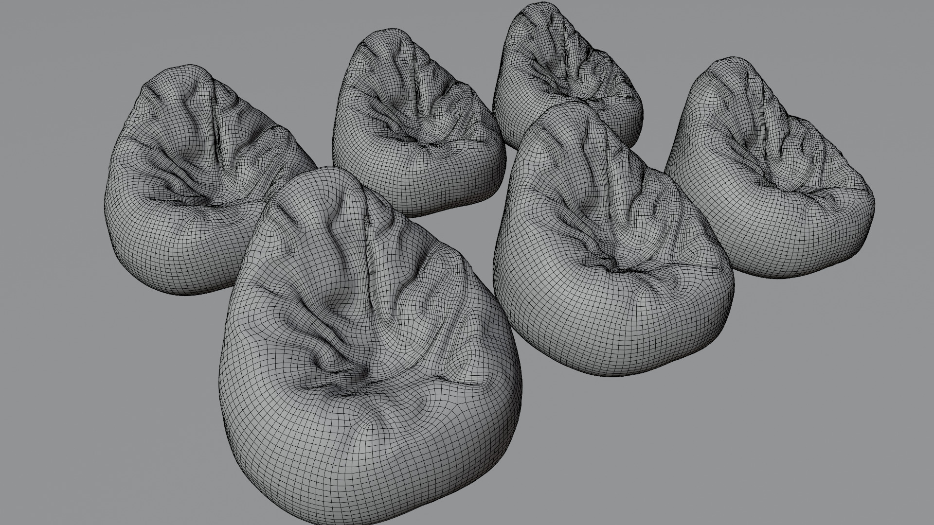 Bean Bag chair 3D model_46