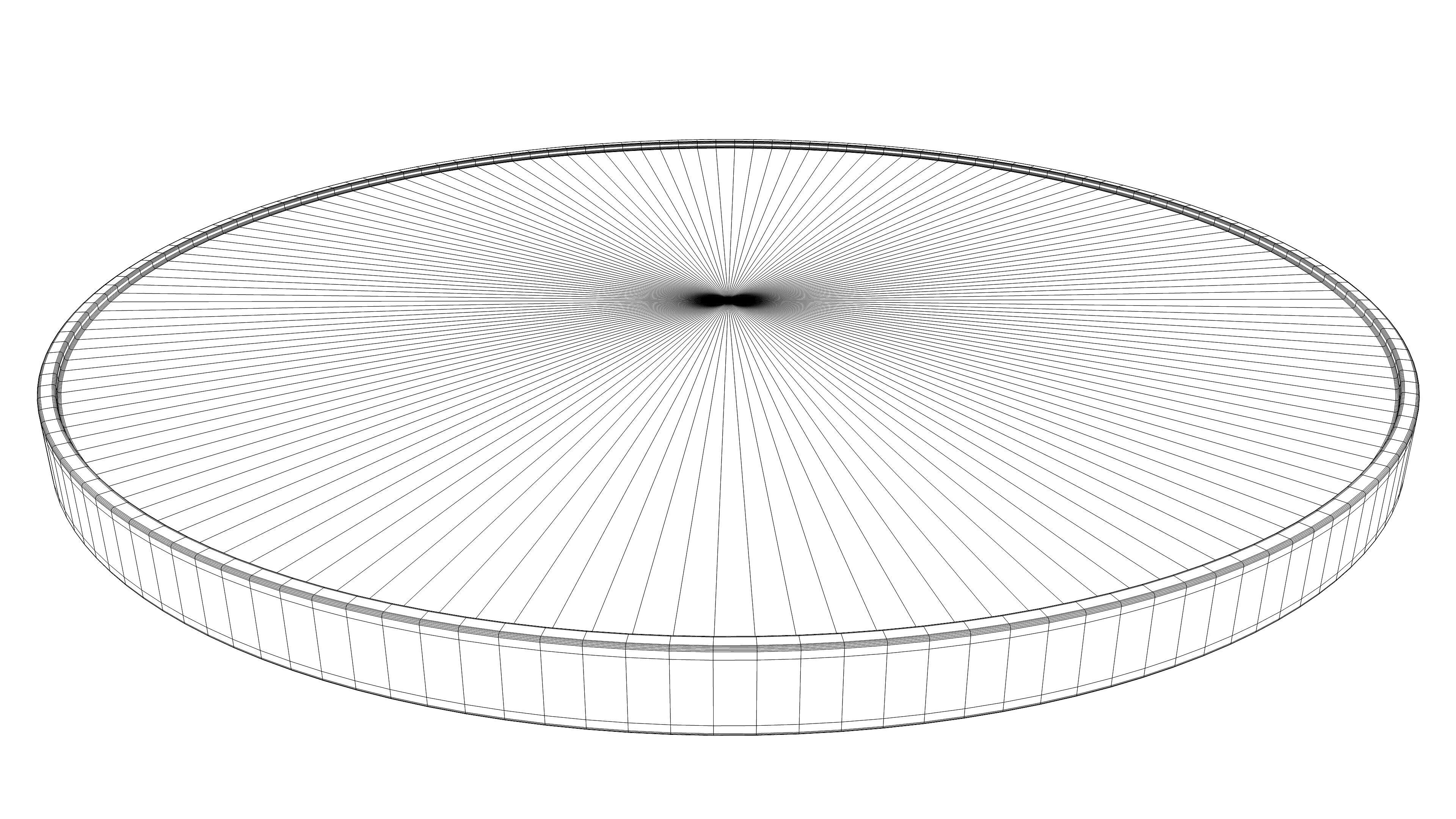 Yugoslav Dinara coin Low-poly 3D model_12