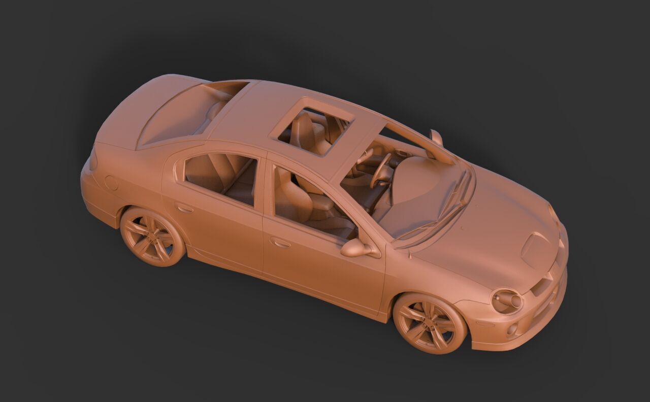Dodge Neon SRT-4 2003 3D print model_6