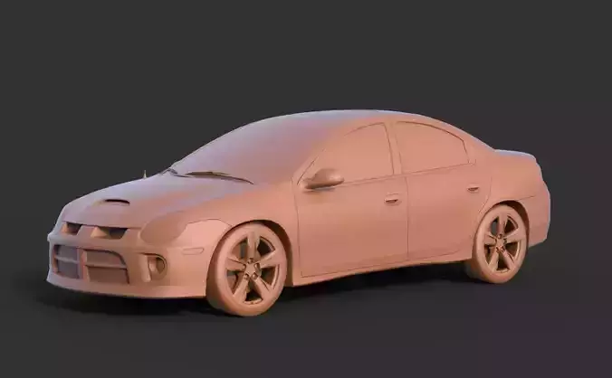 Dodge Neon SRT-4 2003 3D print model