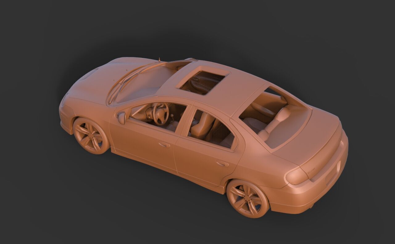 Dodge Neon SRT-4 2003 3D print model_5