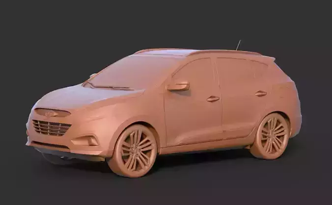 Hyundai Tucson 2015 3D print model