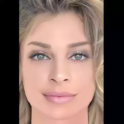 Grazi Massafera Head - No Hair - Low poly head for game