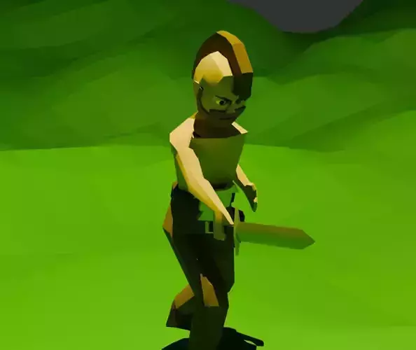 Low poly Bandit