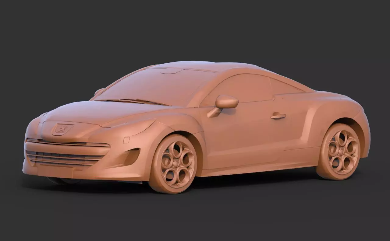 Peugeot RCZ 3D print model