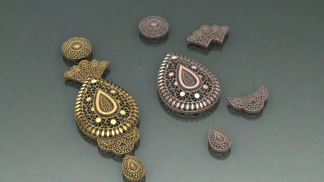 Arabic main part 5 piece 3D print model