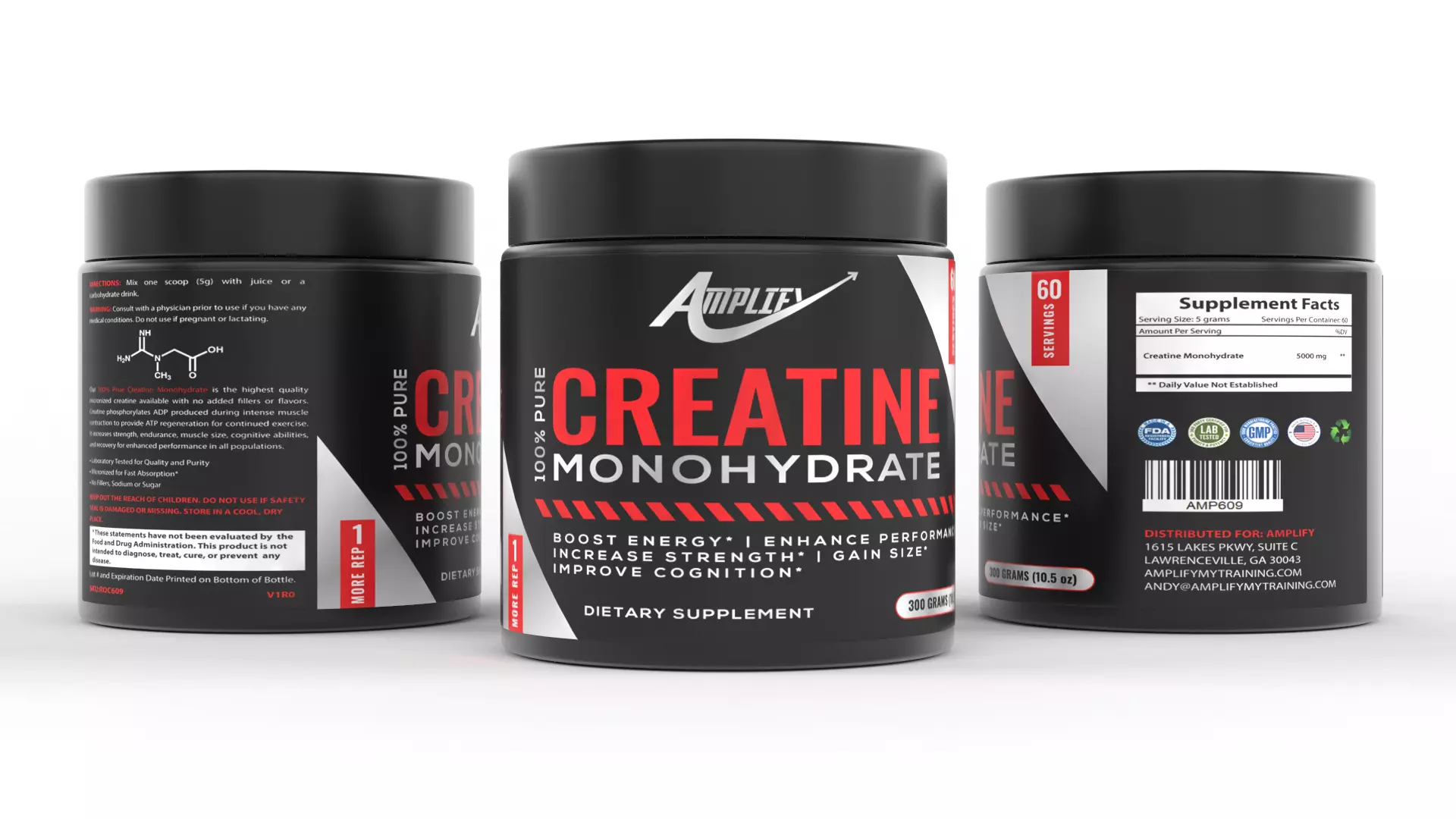 Protein Powder 3D model