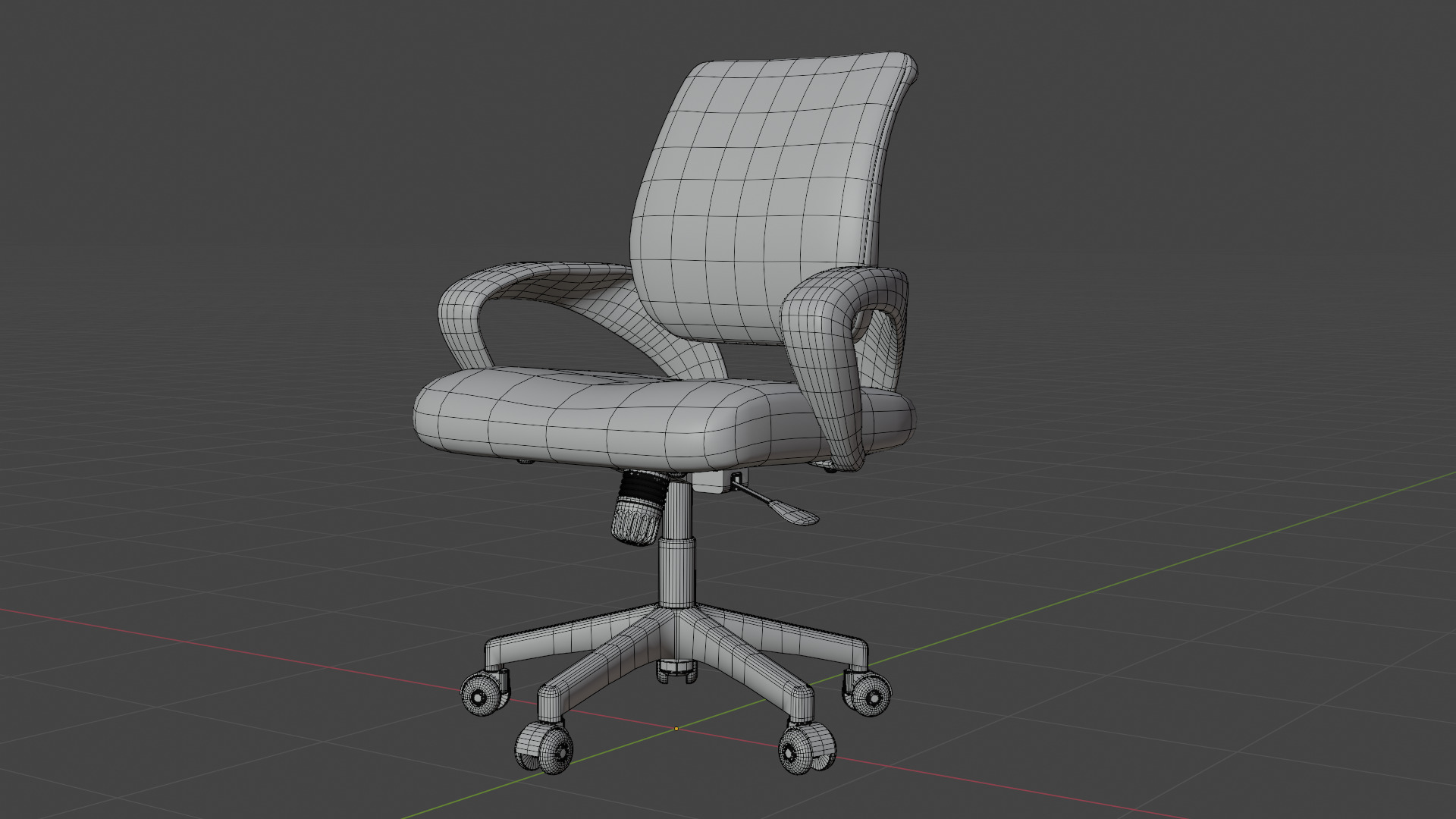 Office Chair 06 3D model_12