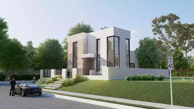 Suburban Modern Villa 