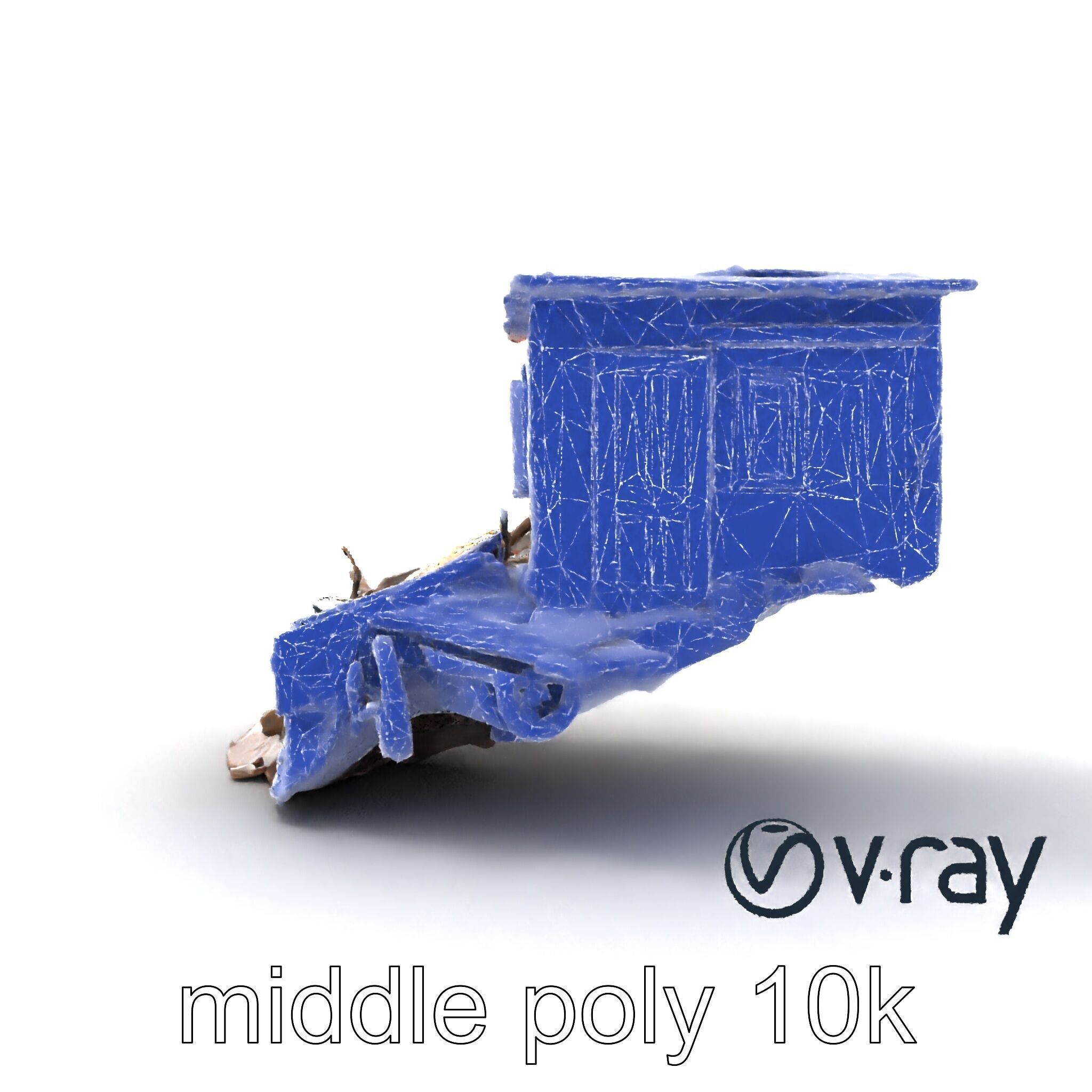 Abandoned Homestead Debris Environment model pack Low-poly 3D model_26