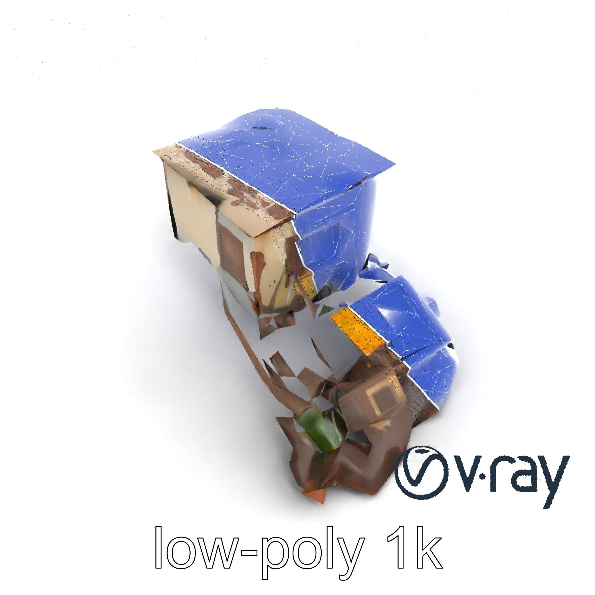 Abandoned Homestead Debris Environment model pack Low-poly 3D model_21