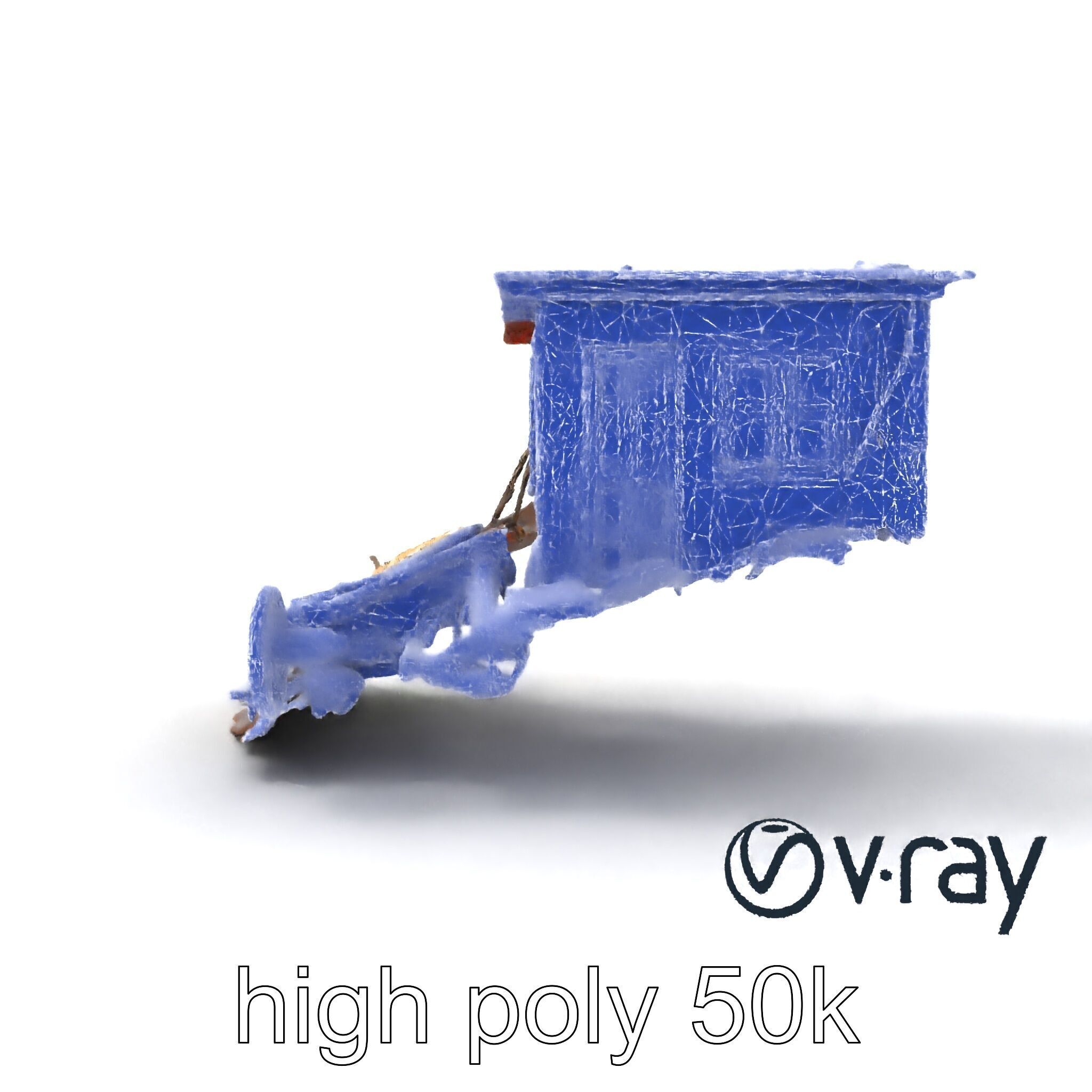 Abandoned Homestead Debris Environment model pack Low-poly 3D model_31