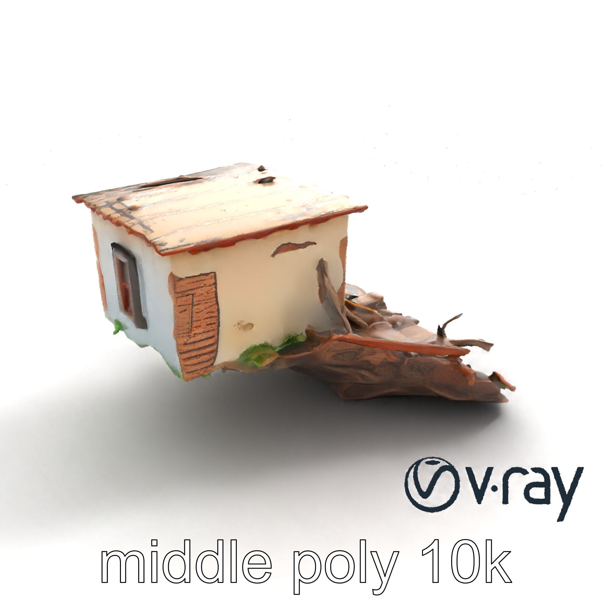 Abandoned Homestead Debris Environment model pack Low-poly 3D model_8