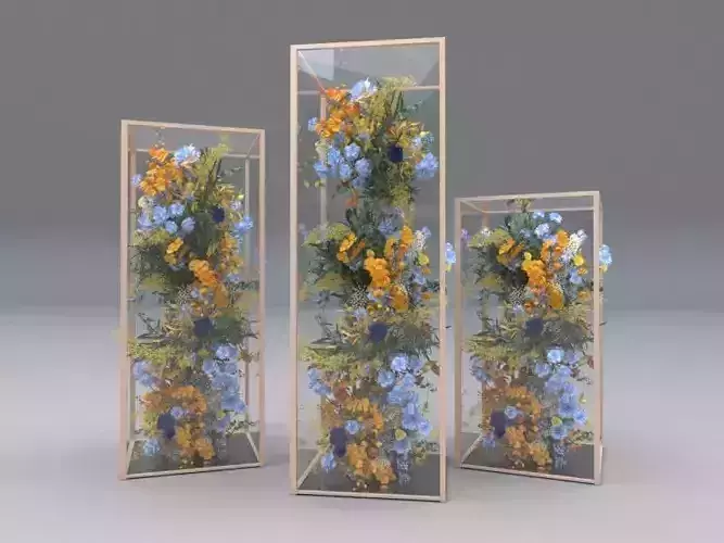 Floristry Fine art display 3D model