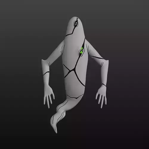 Ben 10 Ghost freak 3D print model
