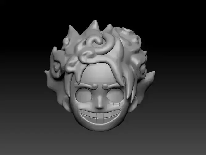 Luffy Gear 5  Mask  High-Quality 3D Model 3D model