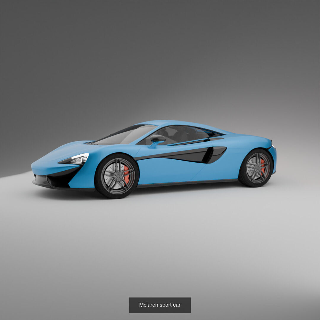 McLaren Supercar 3D Model Collection P1 Sport and 570S _4