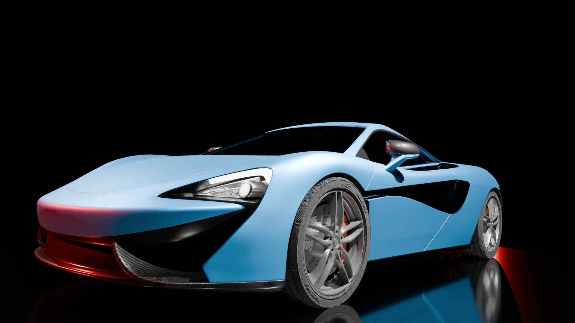 McLaren Supercar 3D Model Collection P1 Sport and 570S _10