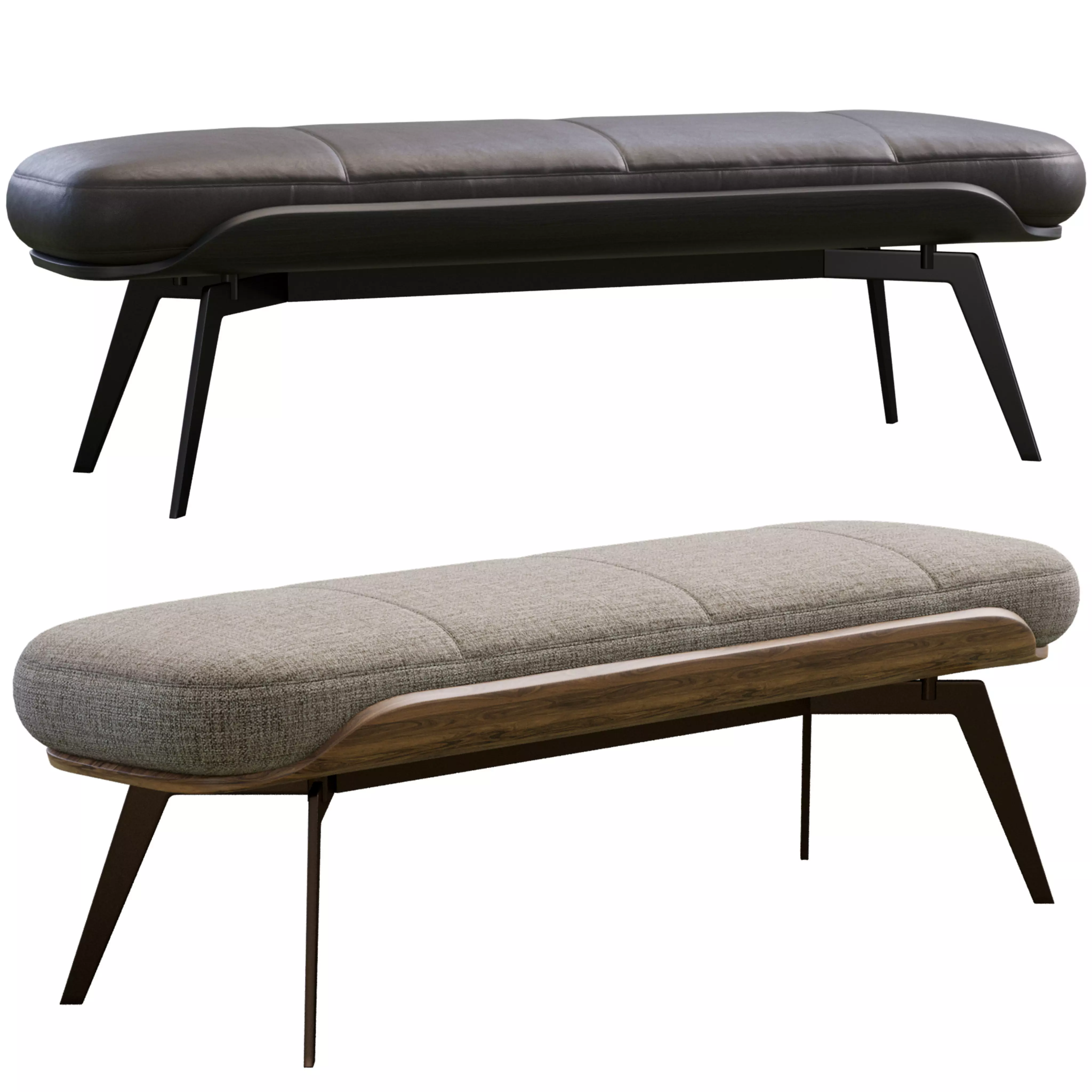 Olos Bench By Bonaldo 3D model