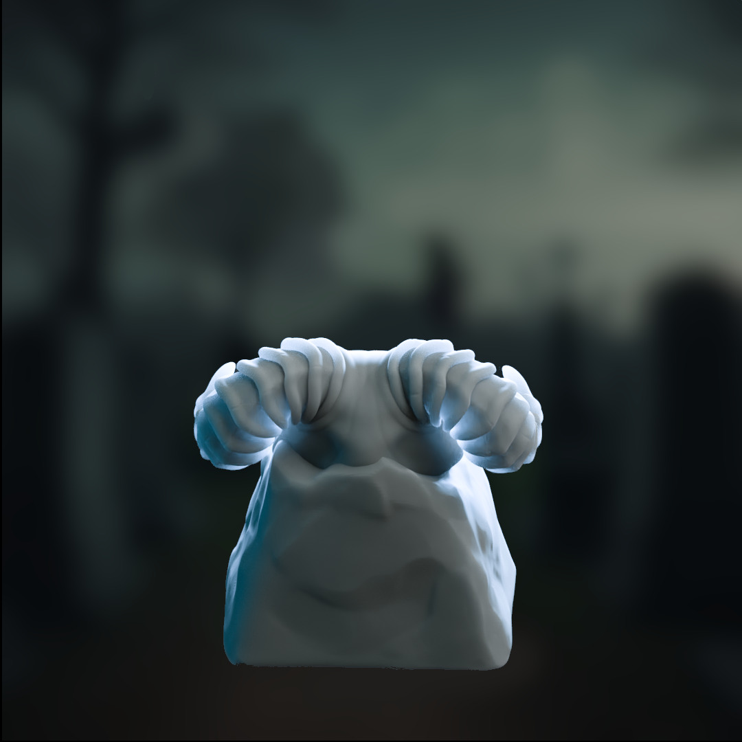 Horror collection - keycaps to print - Mechanical keyboard 3D print model_20