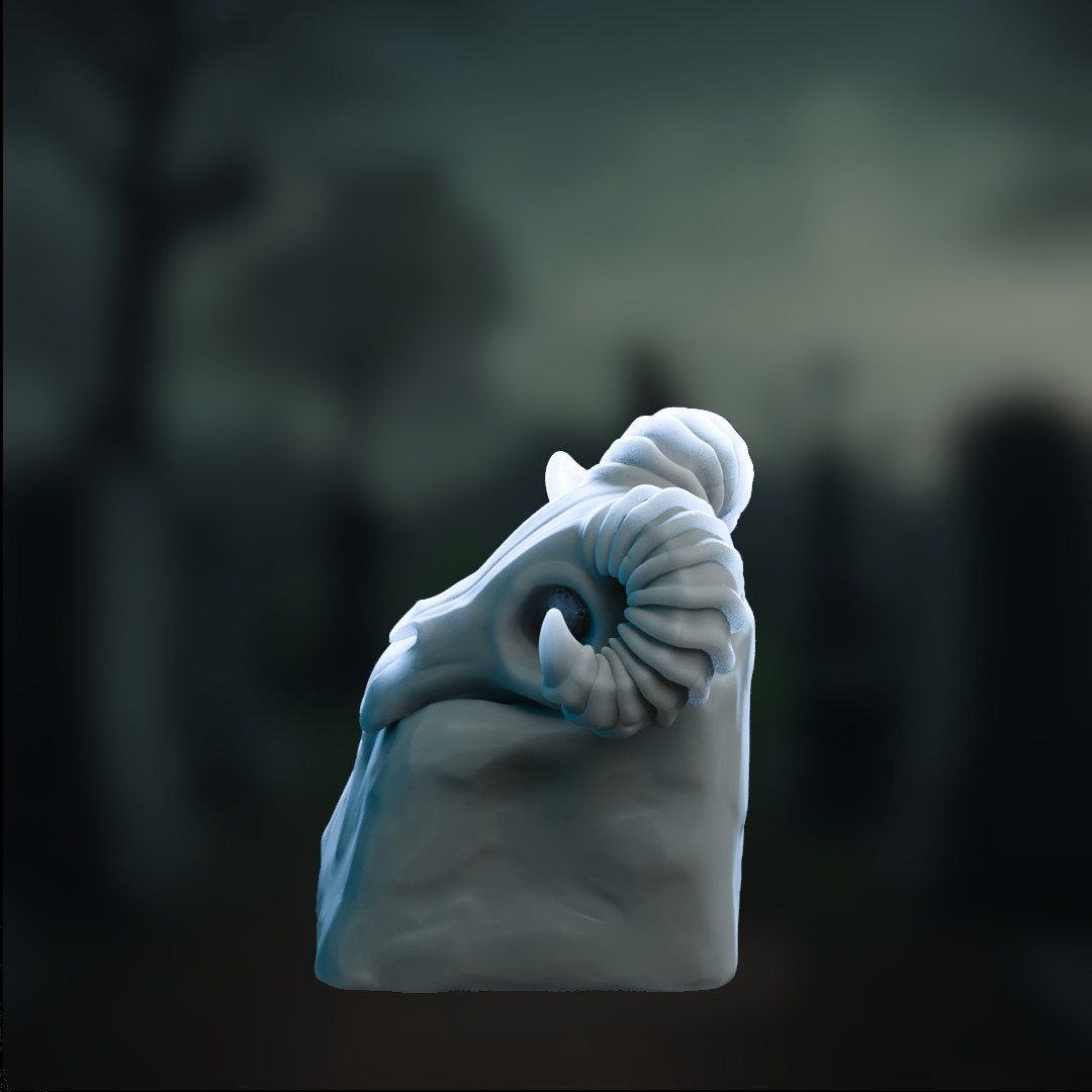 Horror collection - keycaps to print - Mechanical keyboard 3D print model_23