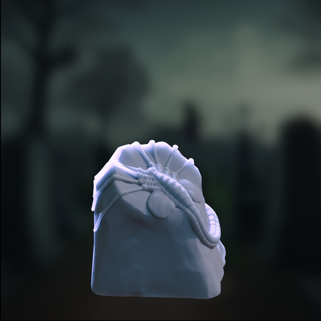 Horror collection - keycaps to print - Mechanical keyboard 3D print model_14