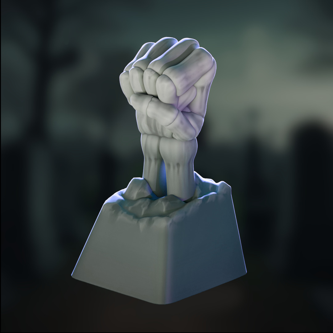 Horror collection - keycaps to print - Mechanical keyboard 3D print model_18