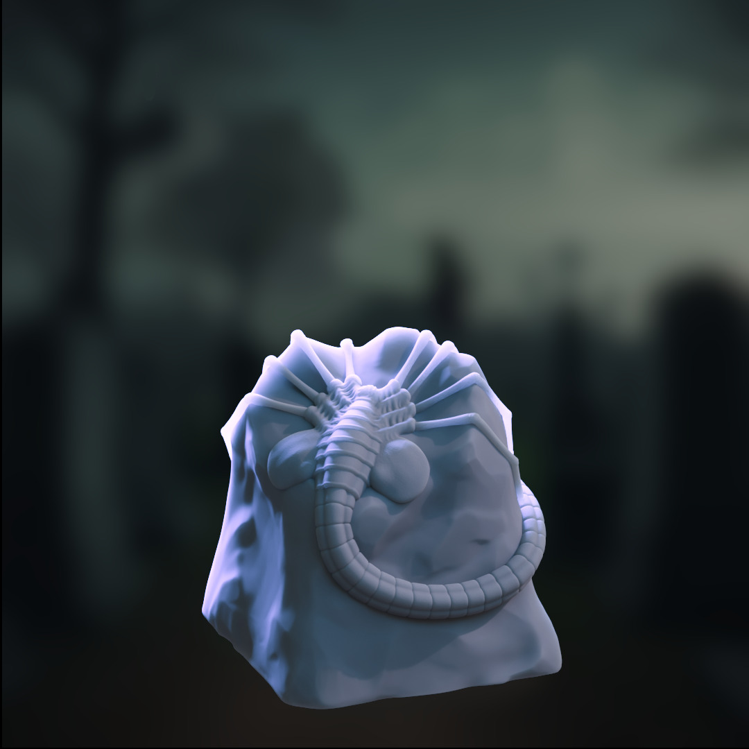 Horror collection - keycaps to print - Mechanical keyboard 3D print model_15