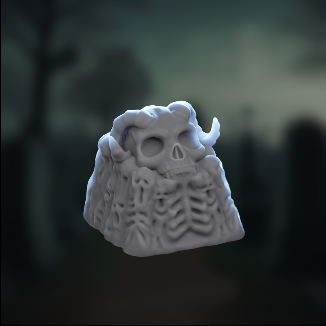 Horror collection - keycaps to print - Mechanical keyboard 3D print model_8