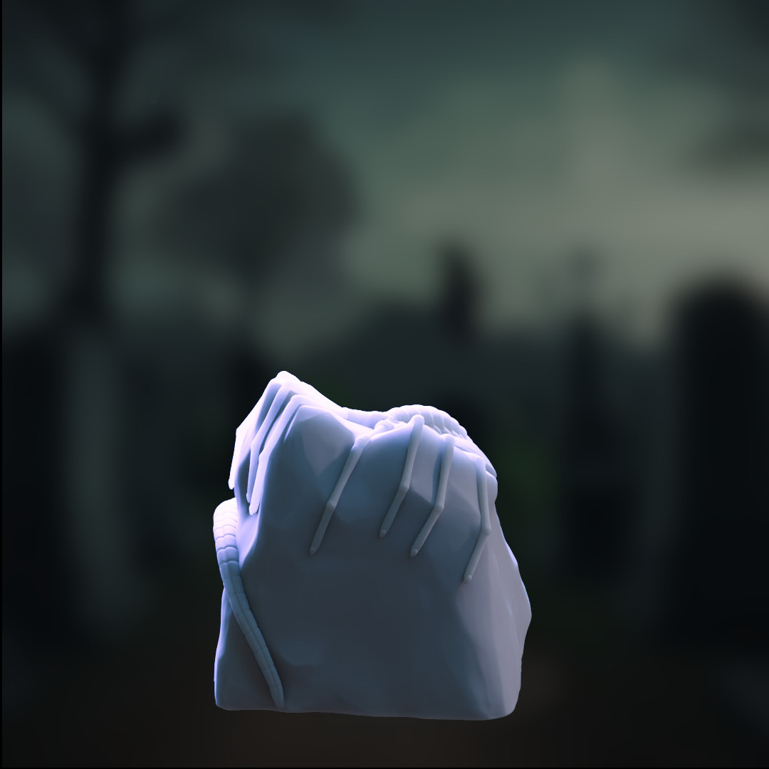 Horror collection - keycaps to print - Mechanical keyboard 3D print model_13