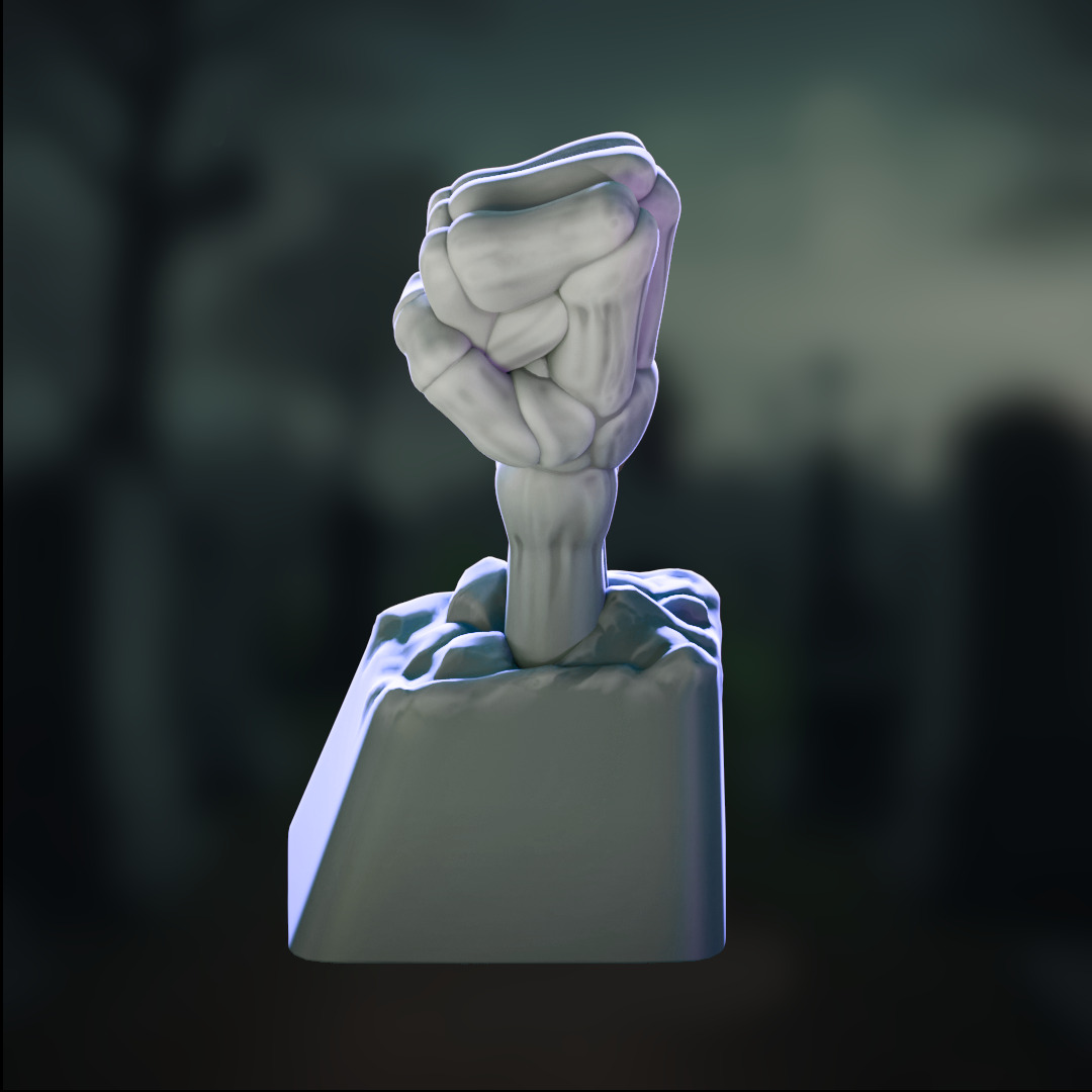 Horror collection - keycaps to print - Mechanical keyboard 3D print model_17