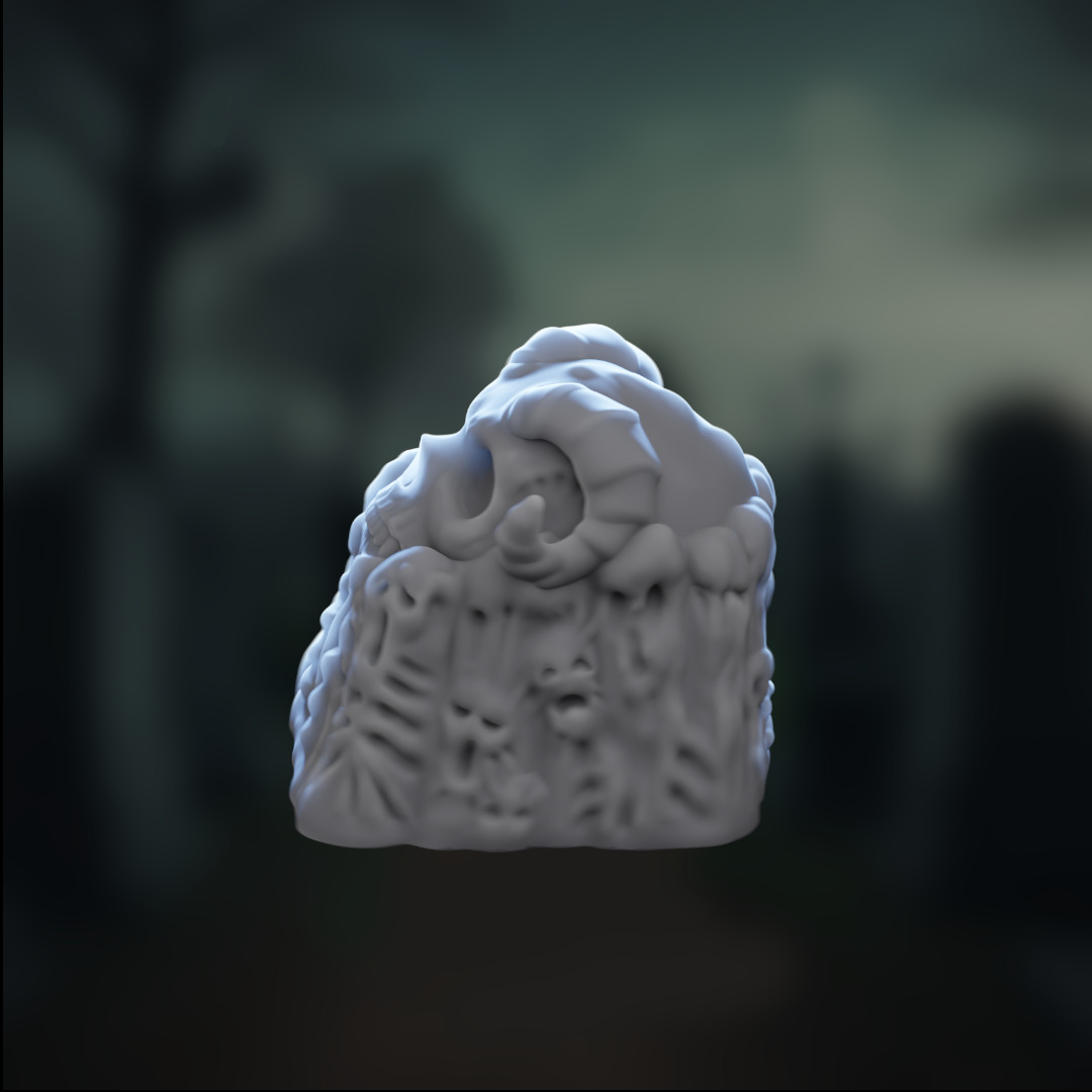 Horror collection - keycaps to print - Mechanical keyboard 3D print model_11