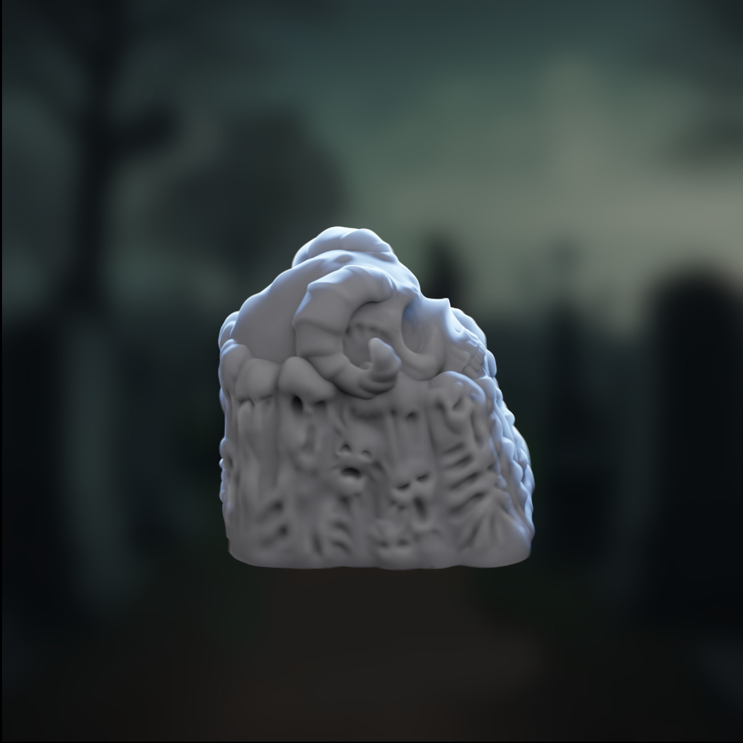 Horror collection - keycaps to print - Mechanical keyboard 3D print model_10