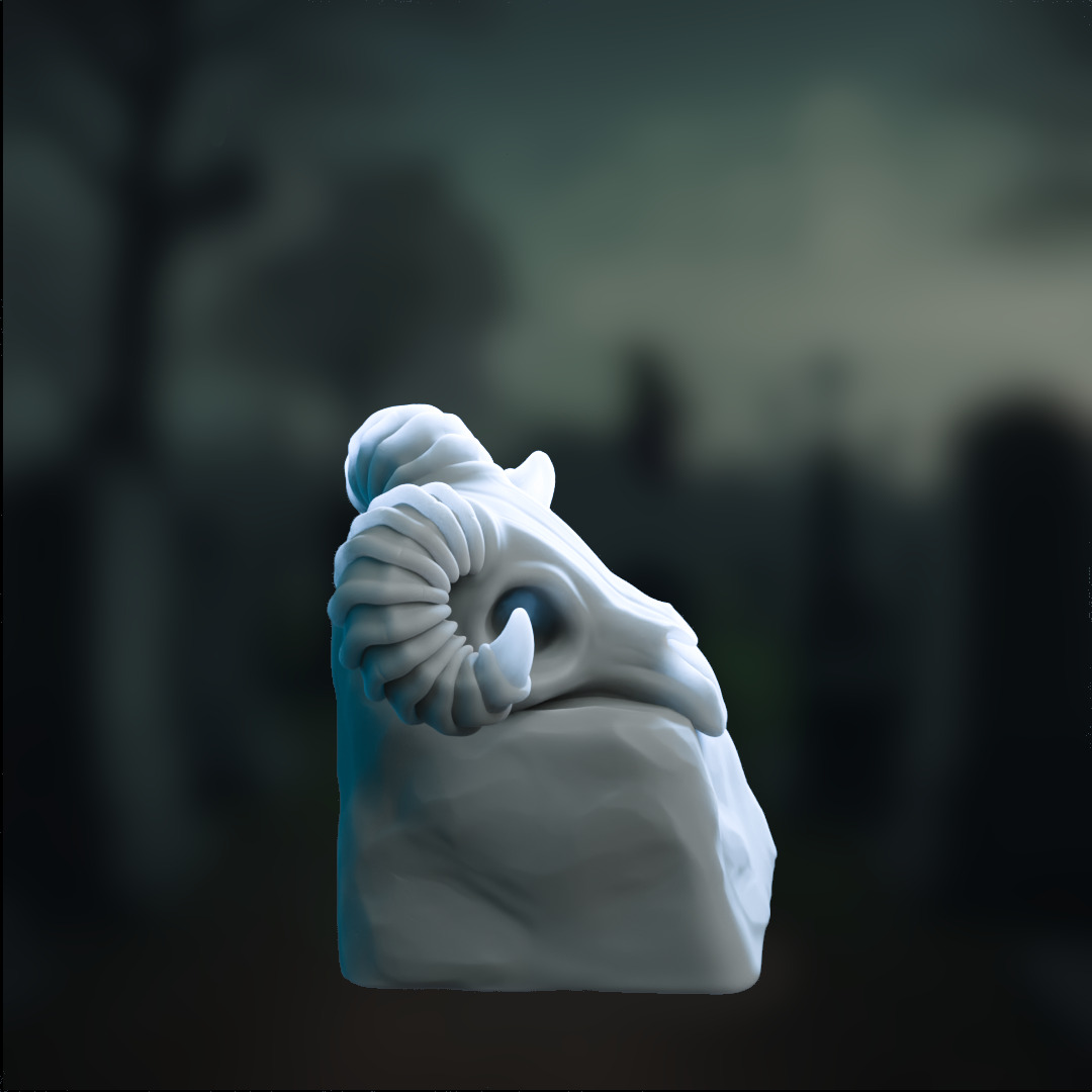 Horror collection - keycaps to print - Mechanical keyboard 3D print model_21