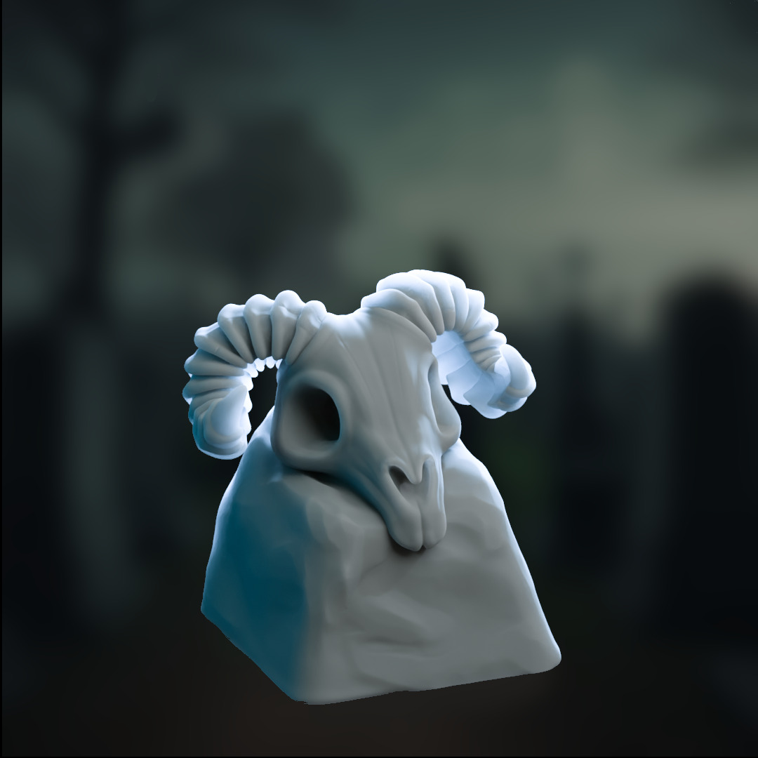 Horror collection - keycaps to print - Mechanical keyboard 3D print model_22