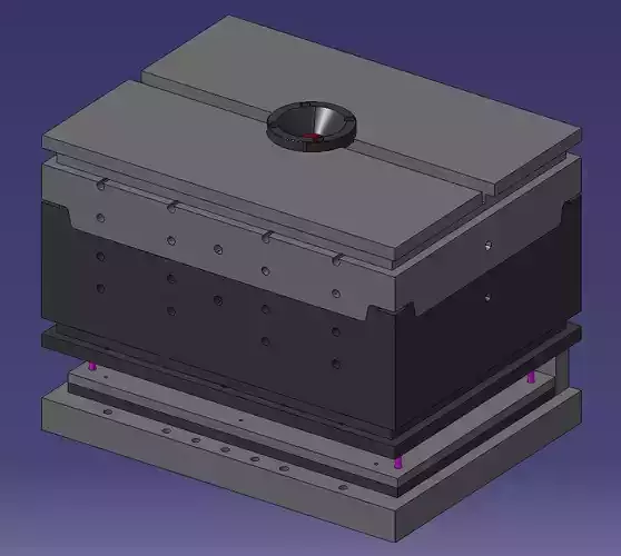 Parametric Injection Molding Tool 3D CAD Model