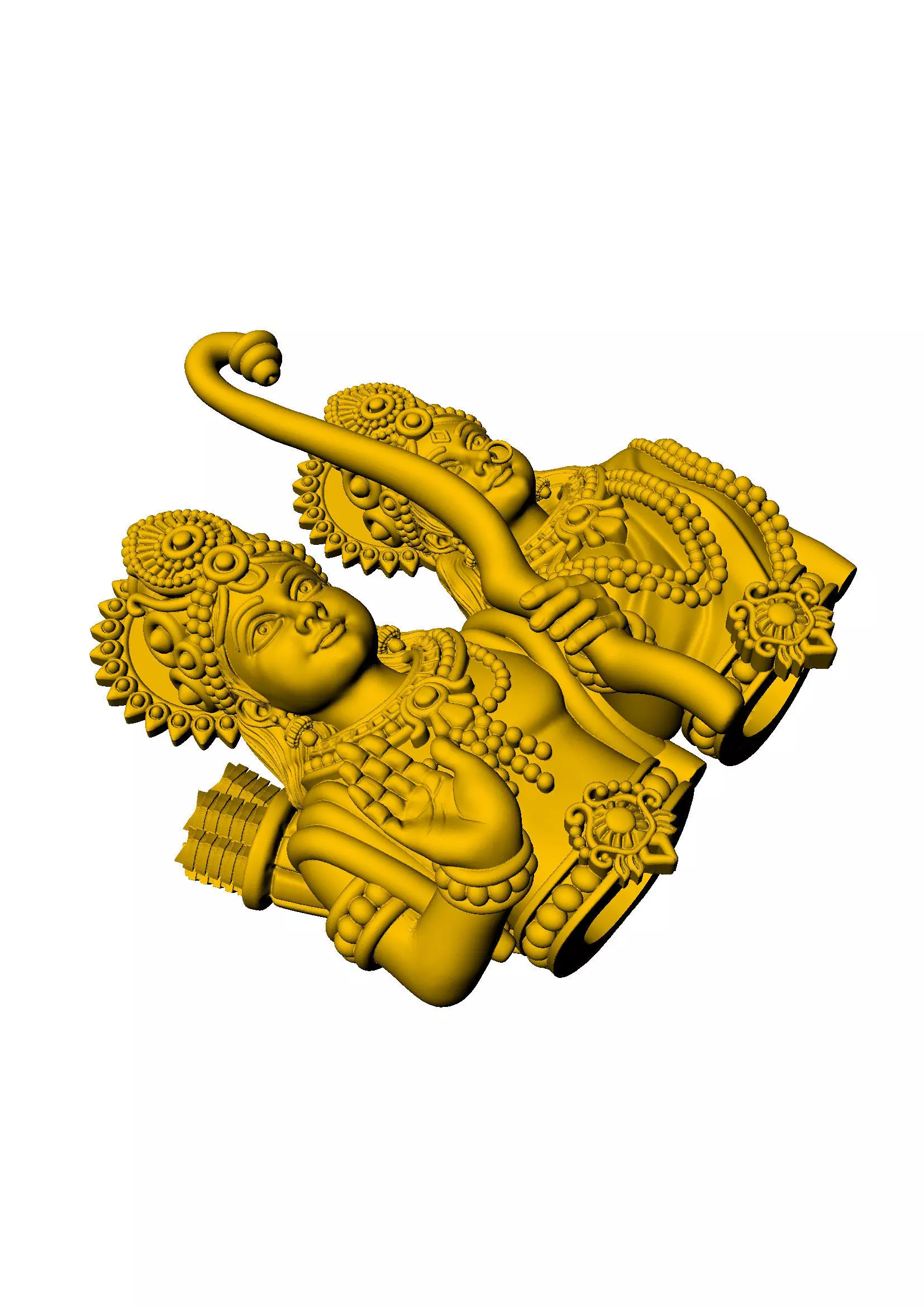 god pendent  3D print model_0